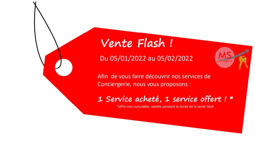 ⚠️VENTE FLASH MS CONCIERGERIE ⚠️